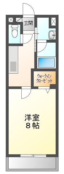ミモザヒルズ岡山医大南の間取り