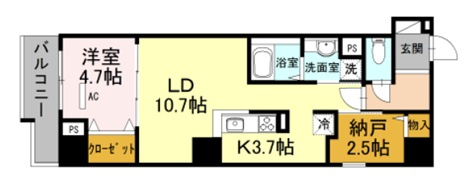 Calmtree上町台の間取り