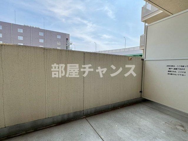 フロンティアタワー名駅南のバルコニー