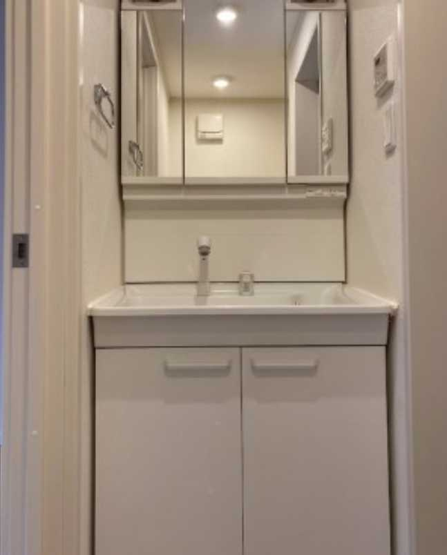 アドウビ学芸大学　三井ホーム施工　角部屋　陽当たり良好の洗面所