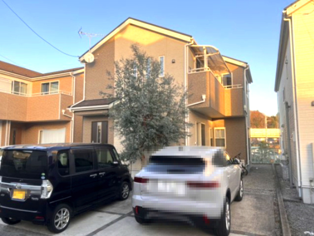 宇都宮市中古戸建　並列駐車3台可、オール電化の外観