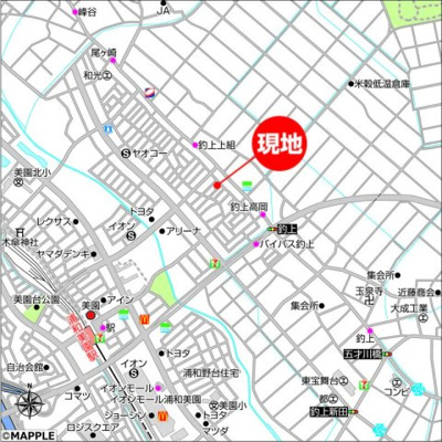 【地図】 | （新築）さいたま市岩槻区美園東一丁目計画