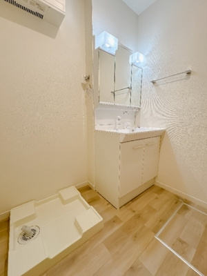 【洗面所】 | ル・ドージュ | 広い洗面スペース