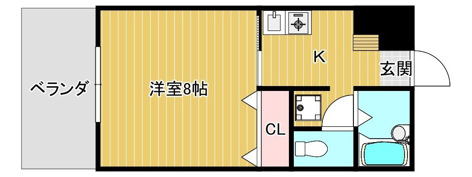 スパシーバ21の間取り