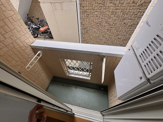 ベネフィスタウン七隈Ⅱのバルコニー