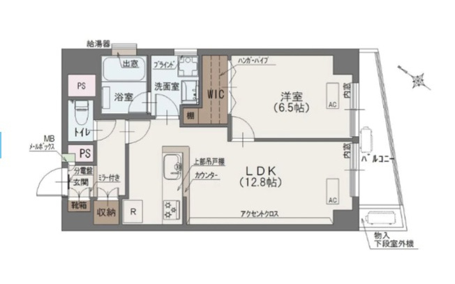 【間取り】 | ★仲介手数料無料★南青山セピアコート（SOHO利用可能・ヴィンテージレジデンス）