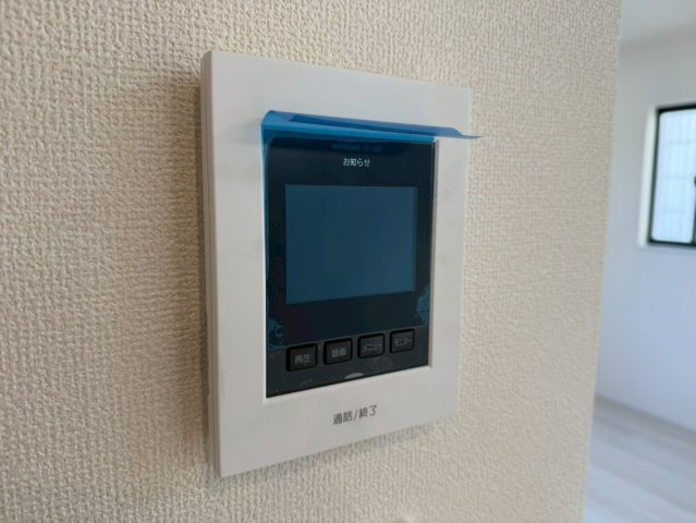 川口市大字安行原　新築一戸建て　A号棟のセキュリティ|モニター付きインターホン