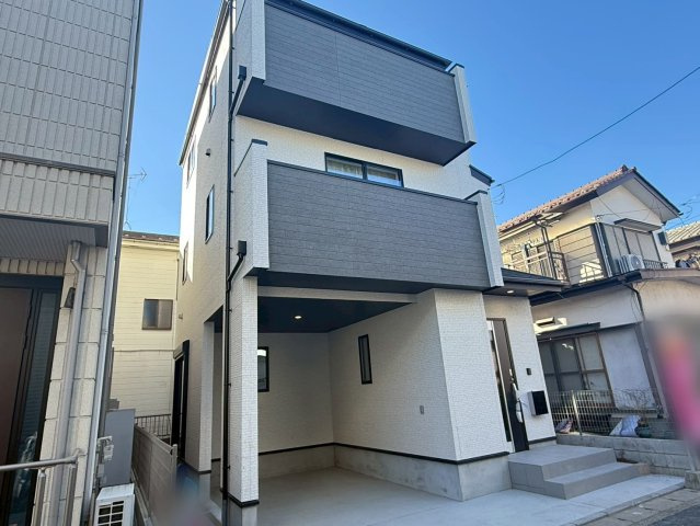 川口市大字安行原　新築一戸建て　A号棟の外観|物件の外観です