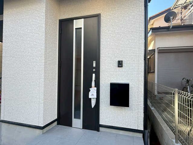 川口市大字安行原　新築一戸建て　A号棟の玄関|シンプルで使いやすい玄関です