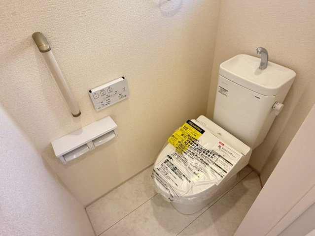 川口市安行領家　新築一戸建て　1号棟の設備|トイレです