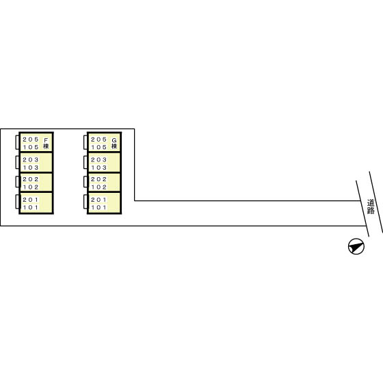花水木　Ｆの区画図