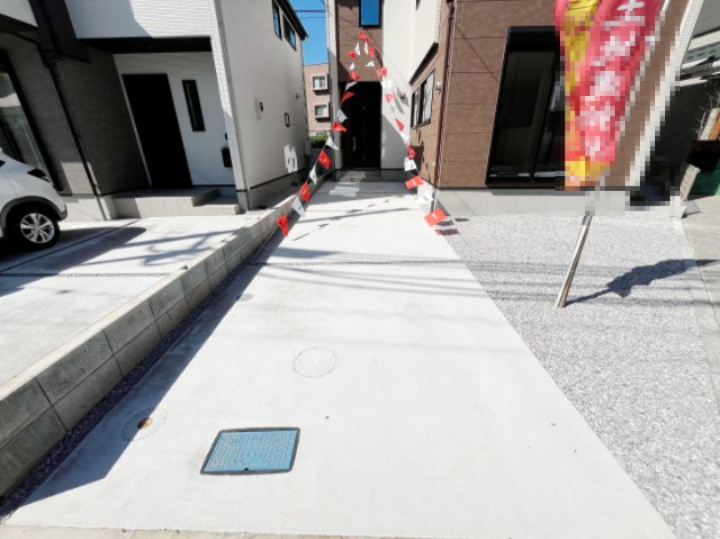 祝：成約済み　八王子市　長沼町　新築戸建て　４期の駐車場|～仲介手数料無料☆八王子ひなた不動産～　八王子市長沼町　新築戸建て