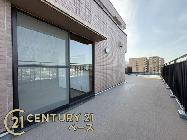 グリーントピア２１コミュネット香芝のバルコニー|■現地撮影写真■開放感あふれるバルコニー！