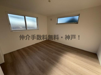【洋室】 | 神戸市垂水区塩屋台1丁目　新築戸建　仲介手数料無料！ | スタンダードな洋室です