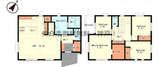 【間取り】 | 神戸市垂水区塩屋台1丁目　新築戸建　仲介手数料無料！ | 垂水区塩屋台1　新築　仲介手数料無料！