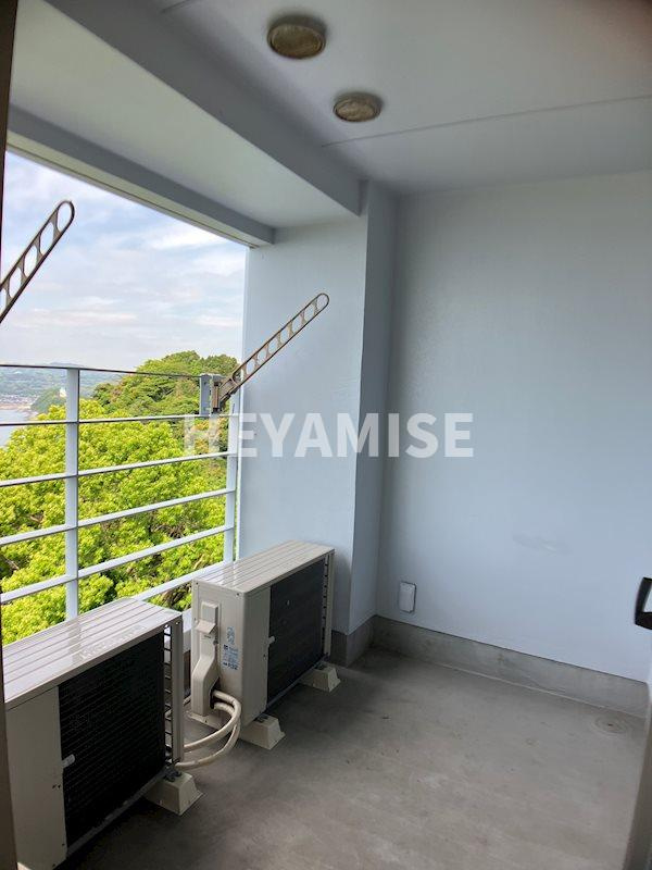 フロンティアTACHIBANAのバルコニー