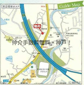 【地図】 | 垂水区名谷町　新築1号棟　仲介手数料無料！