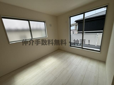 【洋室】 | 神戸市垂水区名谷町　新築戸建2号棟　仲介手数料無料！ | 洋室です