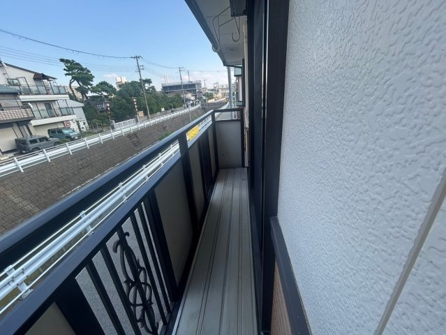 セジュール中田Ⅱのバルコニー