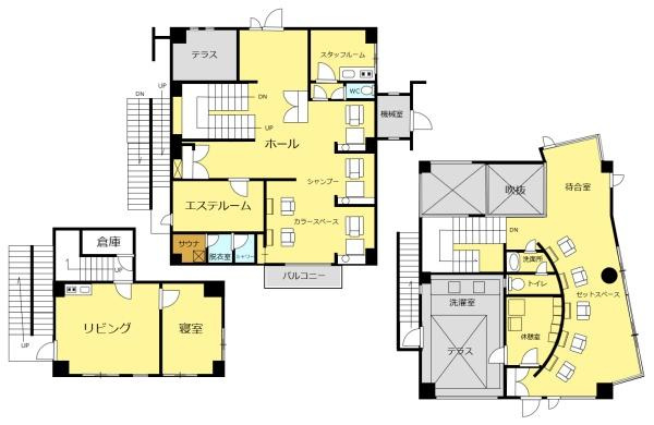八幡店舗付中古の間取り|※図面と現況が異なる場合は現況を優先させていただきます。