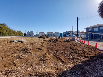 【外観】 | 大野町2丁目　10区画分譲地　④号地 | 分譲地全景
※造成工事中