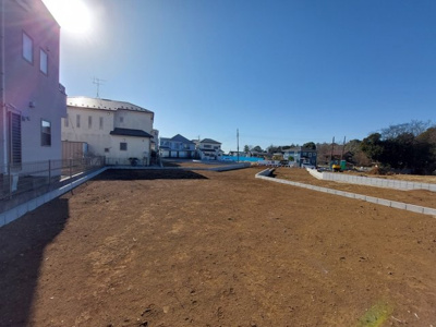 【展望】 | 大野町2丁目　10区画分譲地　④号地 | 4号地現地（造成工事中）