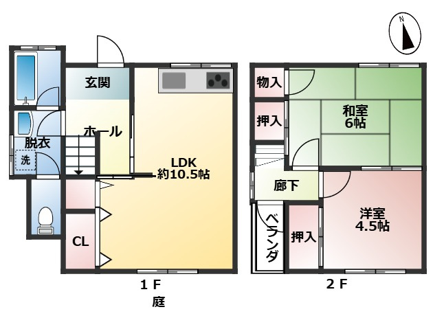 塩屋町４丁目中古収益戸建の間取り