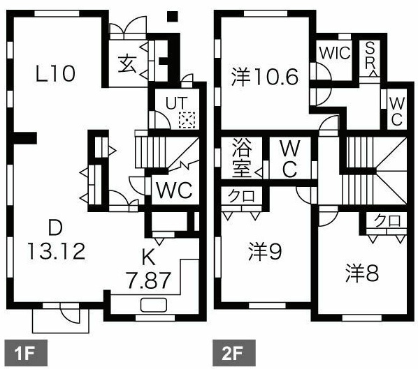 社台タウンハウスの間取り