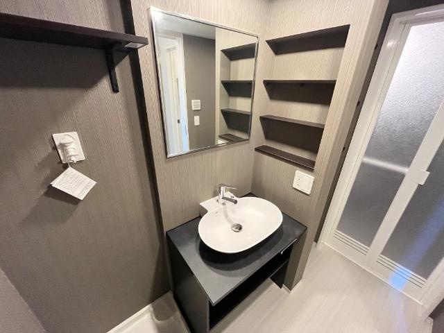 額田郡幸田町　賃貸アパート新築工事の洗面所|洗面（イメージ）