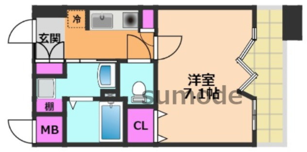 アーバンウェル茨木の間取り