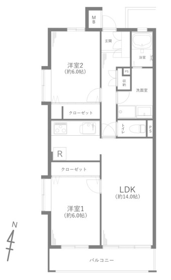 【間取り】 | リヴェリエ大宮日進