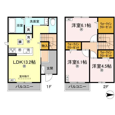 【間取り】 | ヴィラ・アフェール