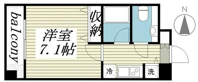 メゾン・ド・ヴィレ駒形の間取り