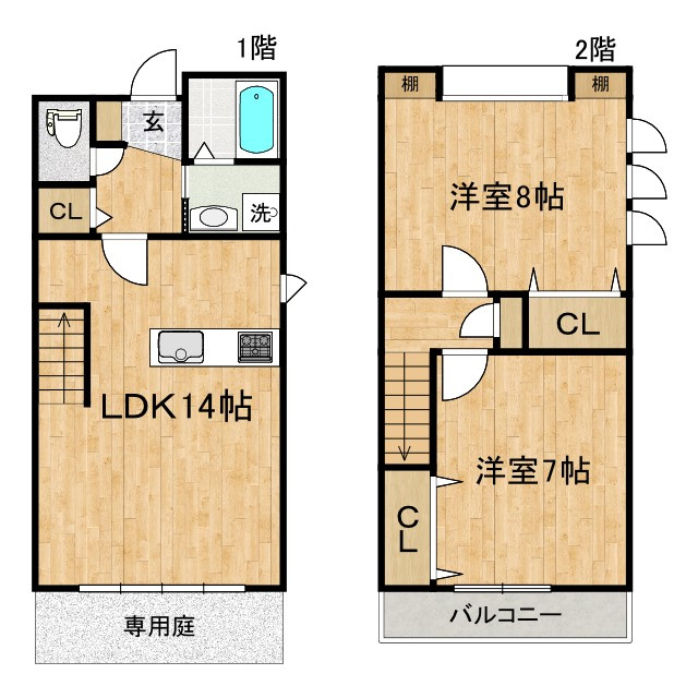 MAKANI長岡京の間取り