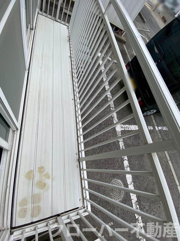 フレグランス飯山 C棟のバルコニー