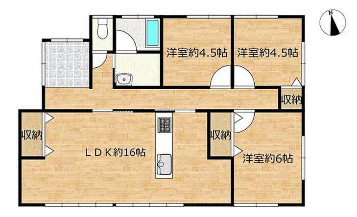 神川町大字渡瀬　中古1299の間取り