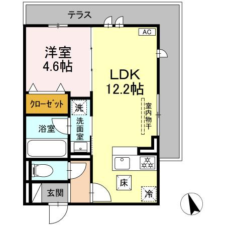 フレジェの間取り