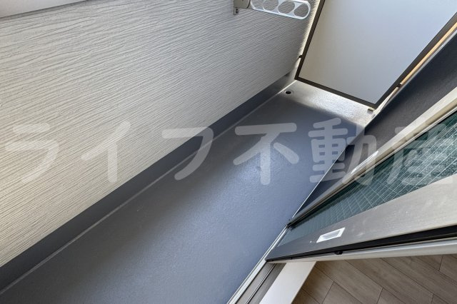 フジパレス弥刀駅北Ⅰ番館のバルコニー|バルコニー付きです