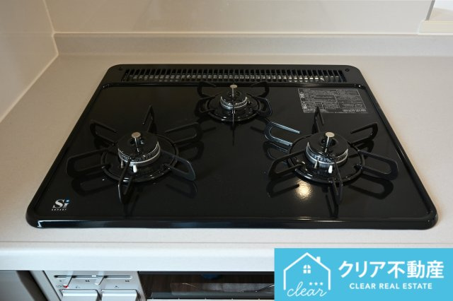 【設備】 | 第３富士見町時沢１号棟 | 三口コンロで家事効率アップ！