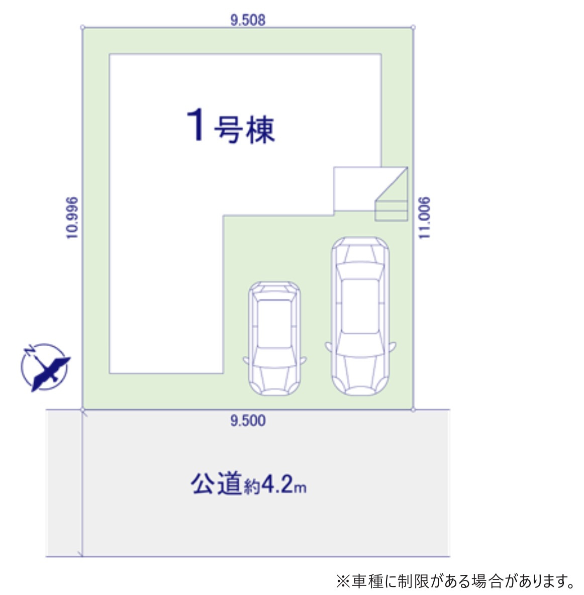 【新築戸建】KIS坂戸市千代田 7期 全1棟の区画図