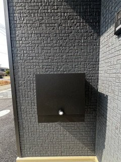 小郡市二森第1　2号棟の前面道路含む現地写真