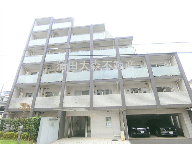 レグラス久が原の外観|2007年1月築　RC鉄筋コンクリート造地上6階建て総戸数50戸
東京都大田区久が原2丁目　都営浅草線西馬込駅12分、東急池上線池上駅徒歩14分