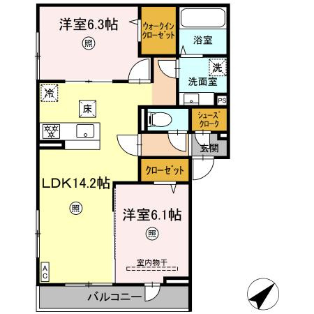 D Paina 大倉山の間取り