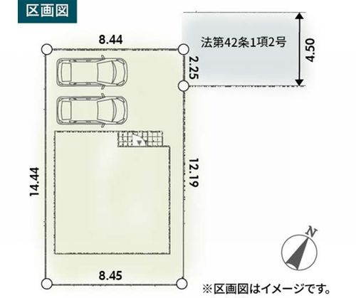 【区画図】 | 【仲介手数料０円】相模原市第2南区新磯野　新築一戸建て　 | 相模原市第2南区新磯野　新築一戸建て　