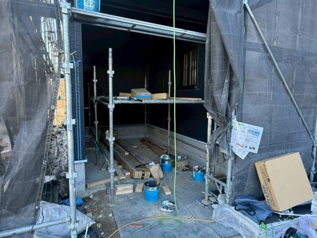 川口市大字安行領家　新築一戸建て　1号棟の駐車場|駐車場に車を止められます