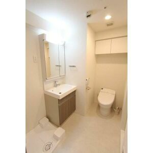 プラウドフラット三越前の洗面所