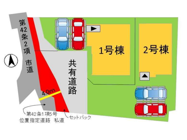 【区画図】 | 福岡市城南区堤1丁目2期　2号棟（全2棟）【仲介手数料無料・0円】 | 区画図です。2号棟