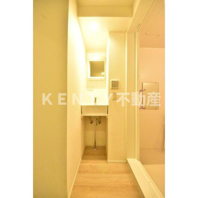 【洗面所】 | ティーグル荏原中延 | コンパクトで使いやすい洗面所