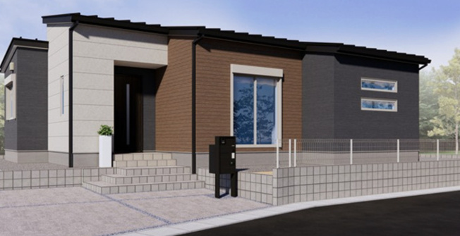 【外観パース】 | 羽生市大字上岩瀬　新築戸建　全12棟　6号棟 | 6号棟
