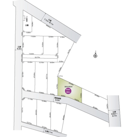 【区画図】 | 羽生市大字上岩瀬　新築戸建　全12棟　6号棟